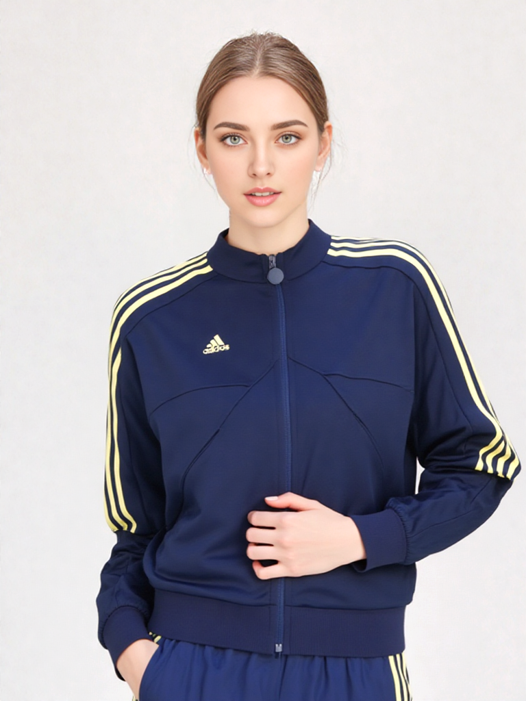 Adidas Trainingsjacke Tiro dunkelblau vanille Gr.XL/44-46
