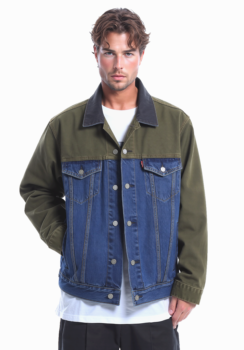 Levi's Herren Trucker Jeansjacke two tone Denim Gr.XL