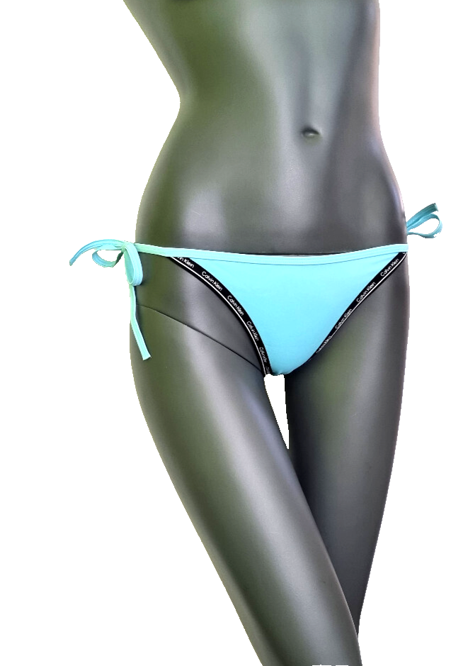Calvin Klein Bikinihose hellblau brazilian half string Gr.3XL