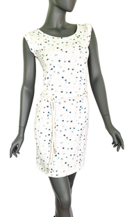 Ragwear Tammi Birds Sommerkleid mit Gürtel wollweiss melange Gr.XS,S,M