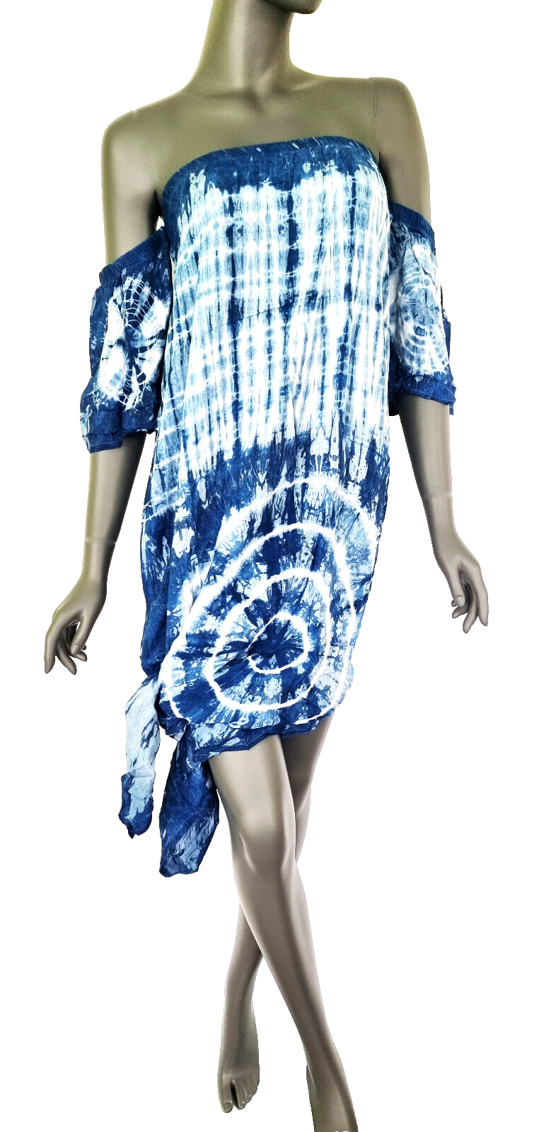 Batikkleid Kombitalent Tunika Rock Strandkleid Partylook Boho Hippie Gr.34-38