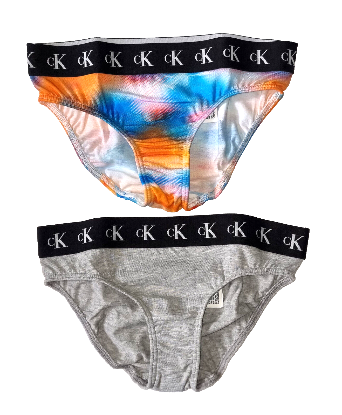 Calvin Klein 2x Slips Mädchen Gr. 128/134