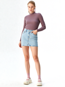 Zeige Bild Tommy Hilfiger Jeansrock Minirock A-Linie Izzie Gr.W32 (40-42) 2