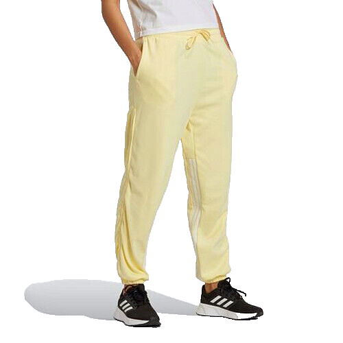 Adidas Sweathose Damen gelb weiss Gr. L 42- kleine 44