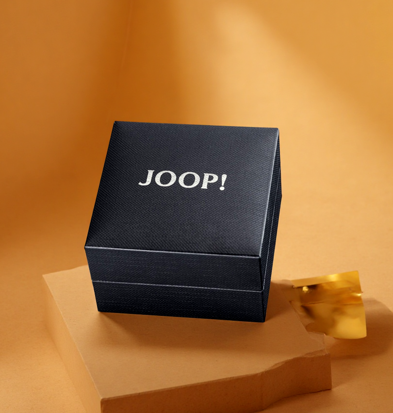 Joop! Damenring Raute Edelstahl goldfarben Gr.58