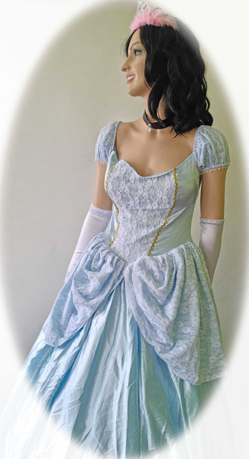 Kostüm Karneval Cinderella Sissi Aschenbrödel Achenputtel Prinzessin Gr.36-38