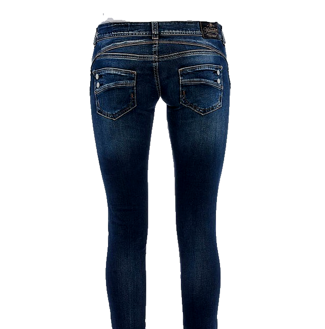 Herrlicher Jeans Piper Slim Denim dunkelblau low cut Gr.W31 L30