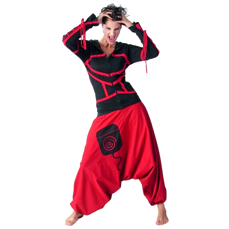 Haremshose Pumphose Aladinhose Pluderhose Yoga Sarouel Baggy Freizeit Gr. 34/36