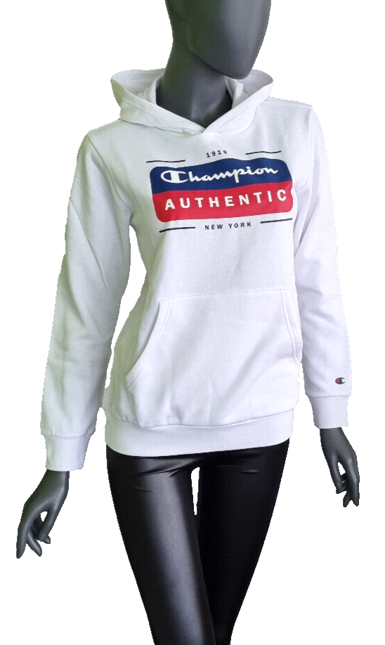 Champion Sweatshirt Longsleeve Hoodie snow white Gr.38/40