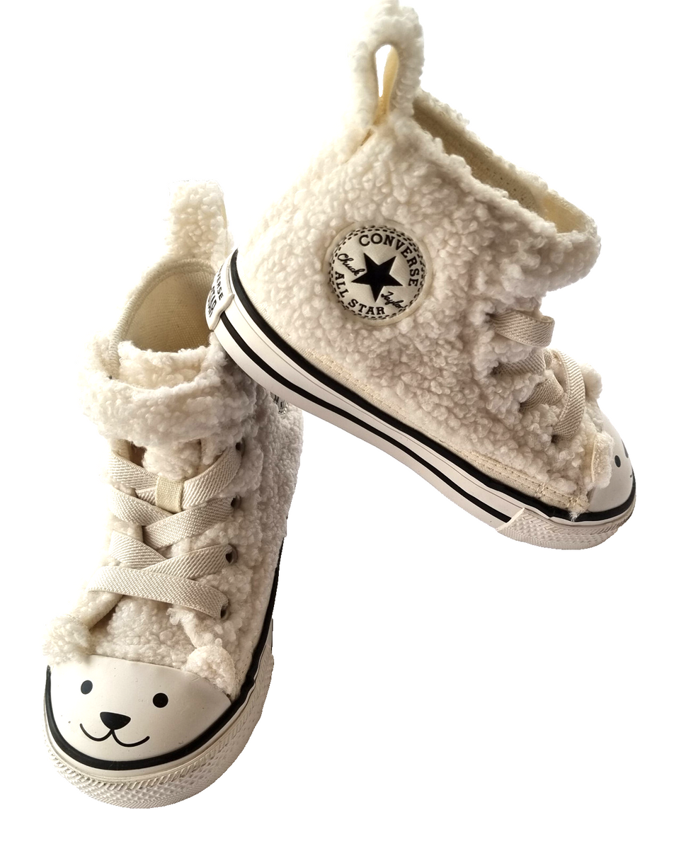Converse Chucks Taylor Teddy offwhite Gr.25