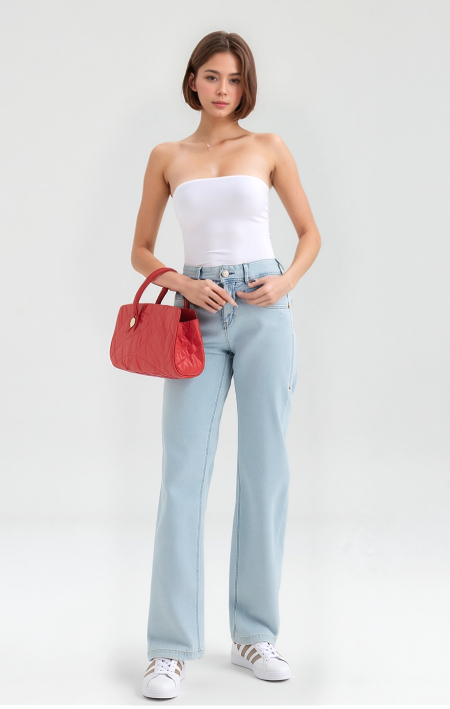 Herrlicher Jeans Edna Flared Jeans Wide Leg Gr.W33 L32