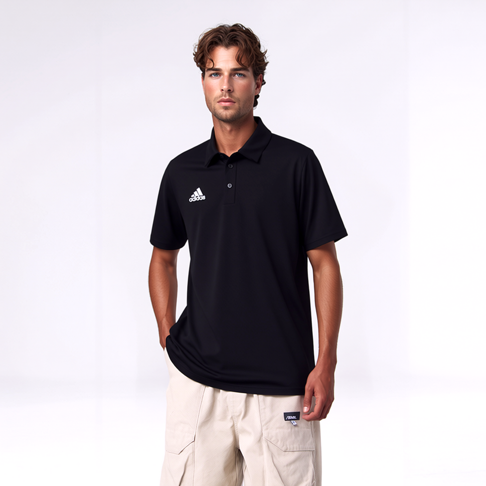 Adidas Herren Poloshirt locker luftig weiss Gr.2XL