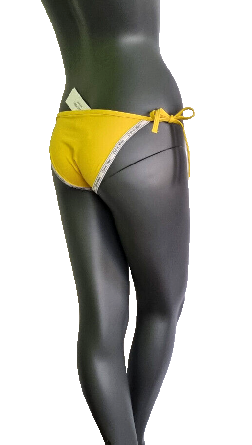 Calvin Klein Bikinihose yellow brazilian half string Gr.L