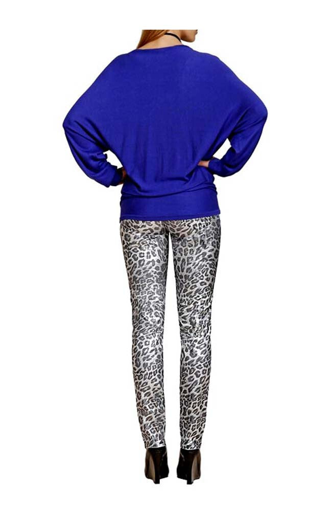 Damen Jeans Röhrenjeans APART  Hose Leo Skinny Stretch silber 38 (40)