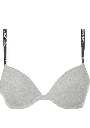 Calvin Klein Push up BH  grau melange Gr.75 E