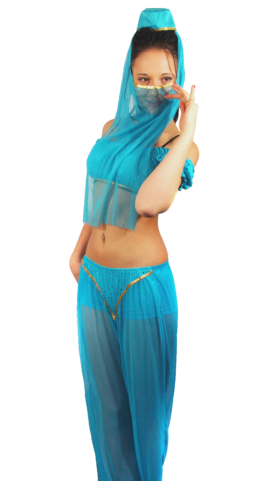 Faschingskostüm Karneval Belly Dancer Haremsdame Bauchtänzerin Gr.34/36