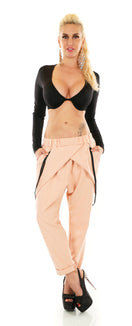Zeige Bild Damen Harem JogPants Baggy Boyfriend Freizeithose Bänder 34-38 onesize 2