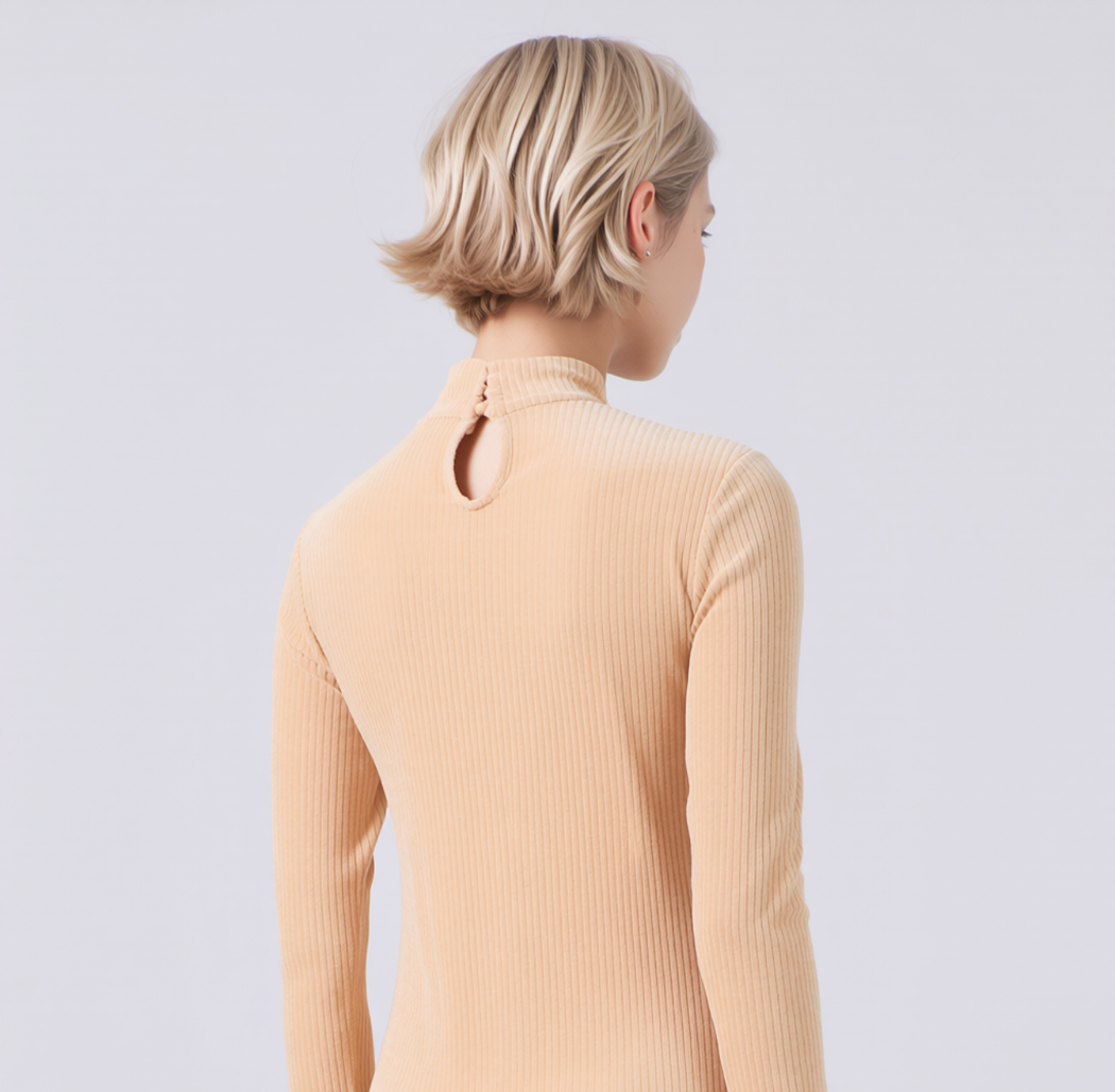Karl Kani Rib-Kleid beige Gr.XL/38